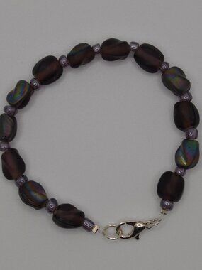 Purple Beaded Bracelet